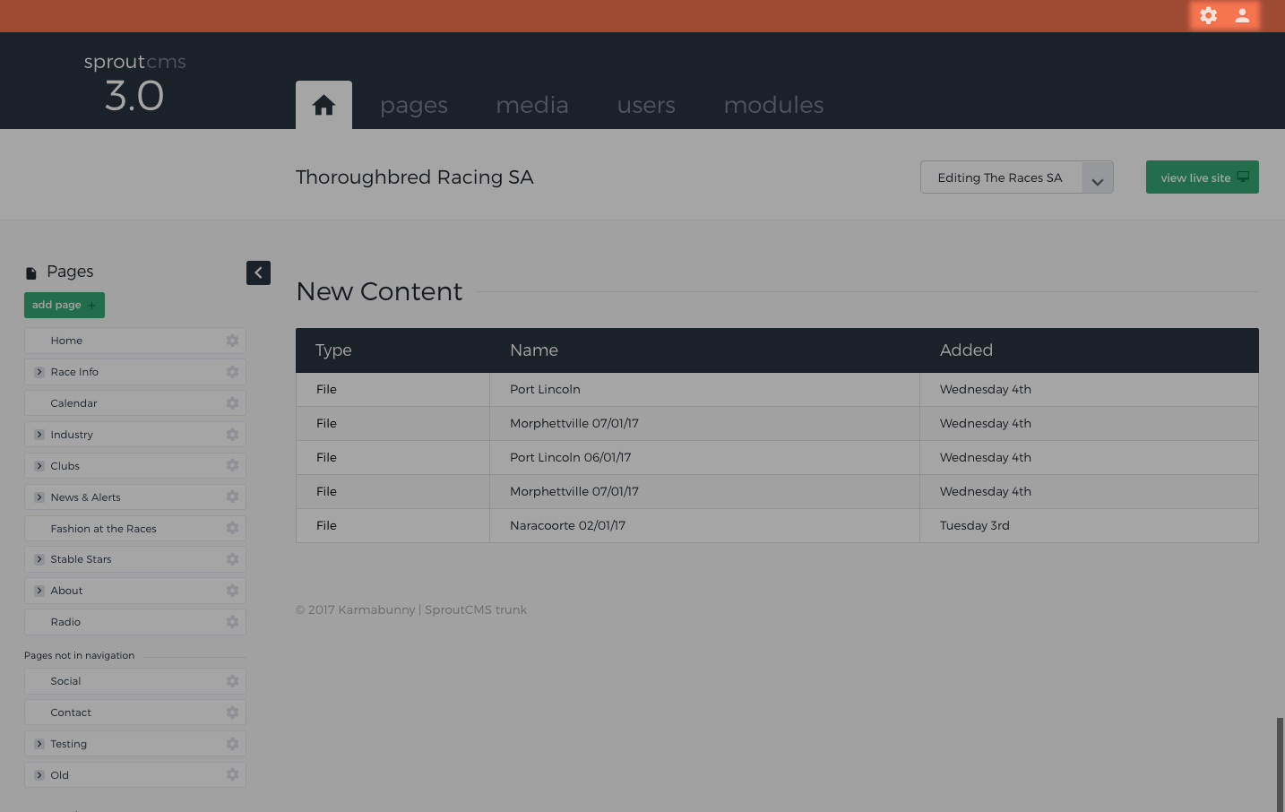 Dashboard-SproutCMS-utilitytabs