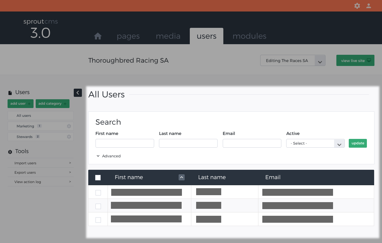 Interface - listview