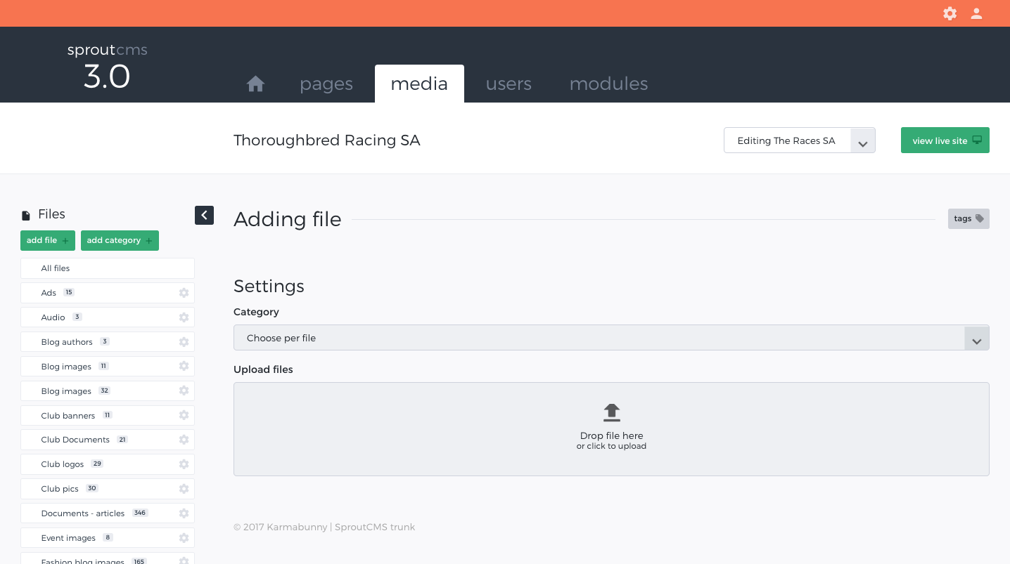 media repo Adding file SproutCMS