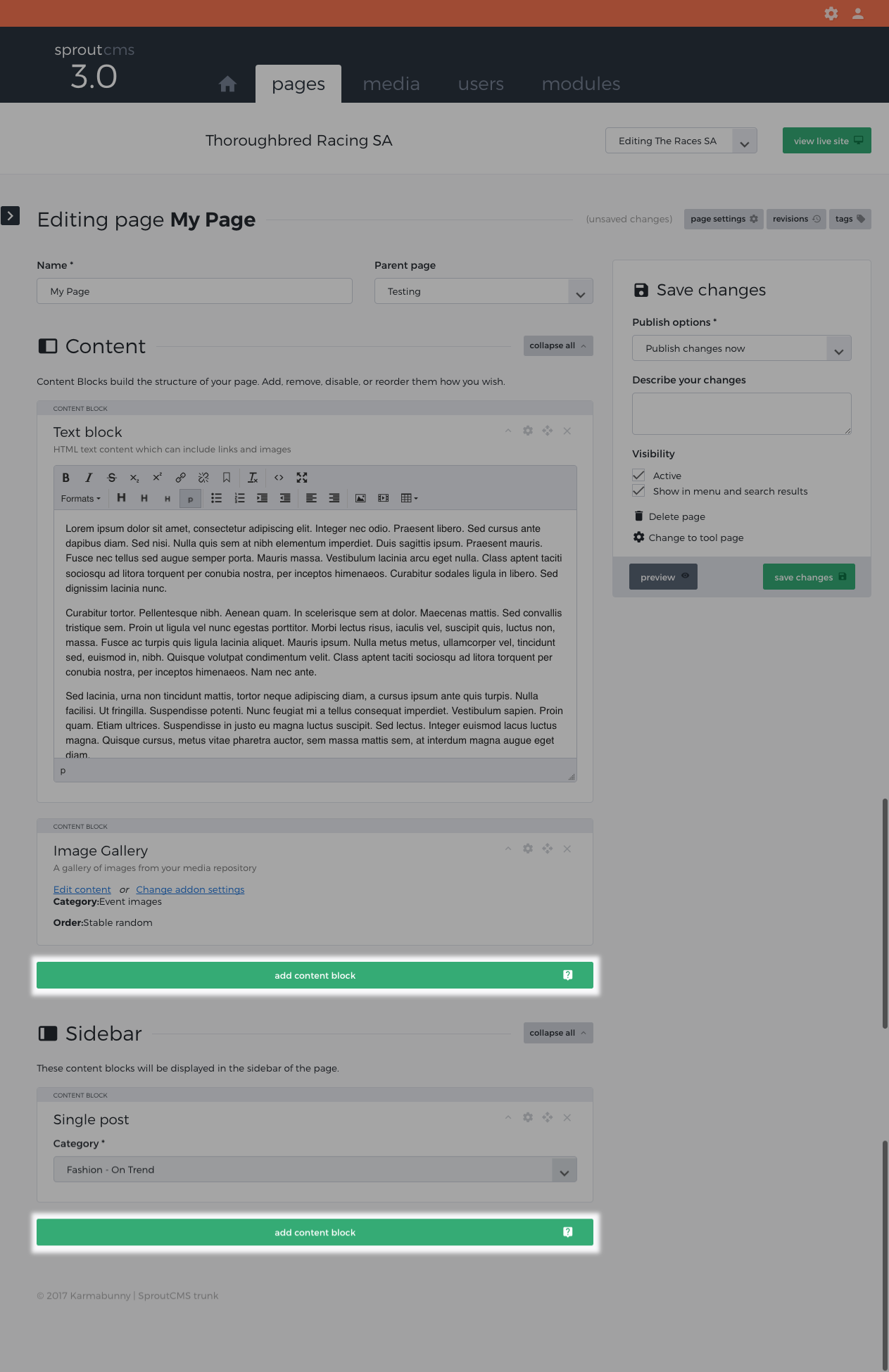 page structure addblockbutton crop