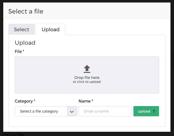 Files module upload new